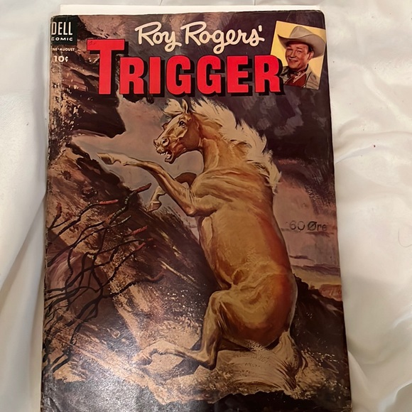 Antique 1954 mint ROY ROGERS TRIGGER COMIC BOOK - Picture 1 of 8